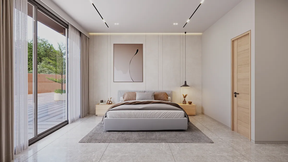 Guest bedroom suite at Ariva
