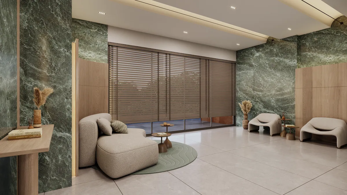 Residents' waiting lounge at Ariva