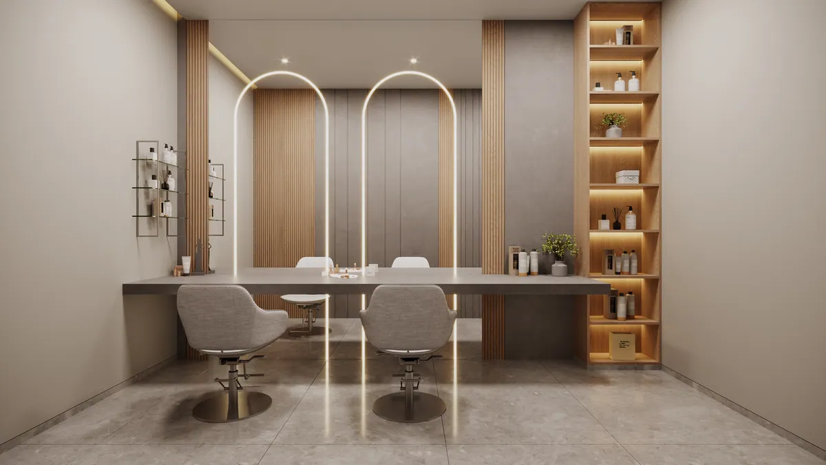 In-house salon at Ariva