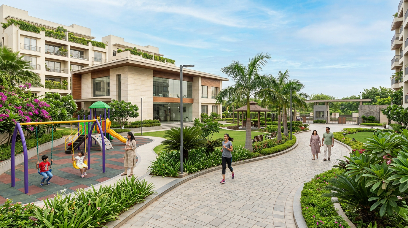 Sargasan and Kudasan spacious 3BHK Gandhinagar