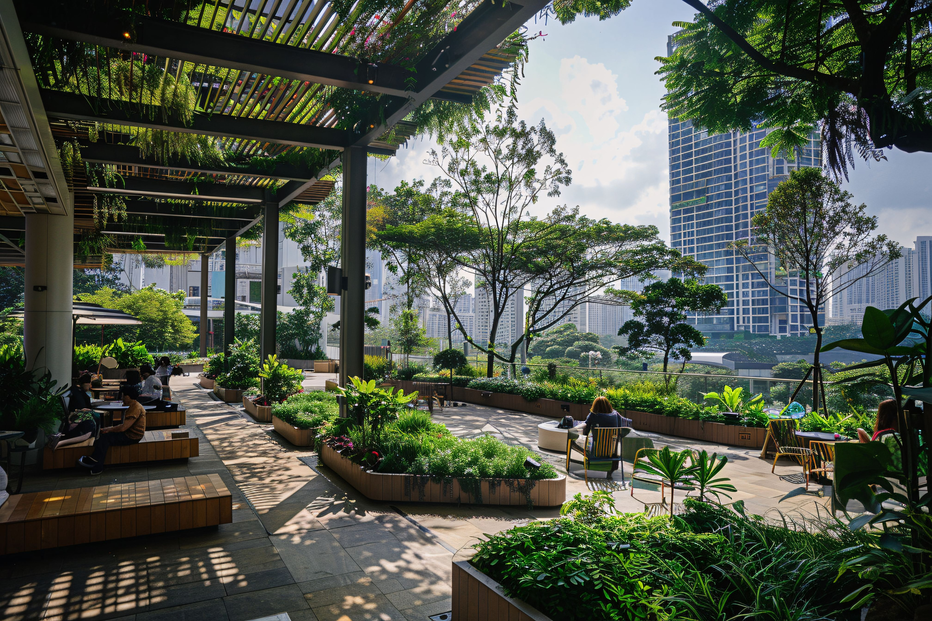 Landscaped sky gardens and private balconies Gandhinagar