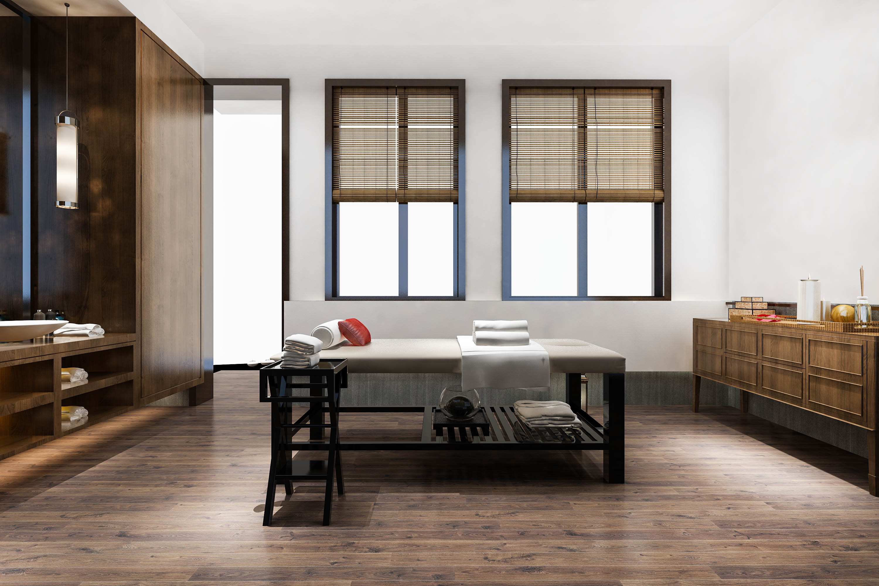 Senior citizen zones and wellness areas in luxury flats