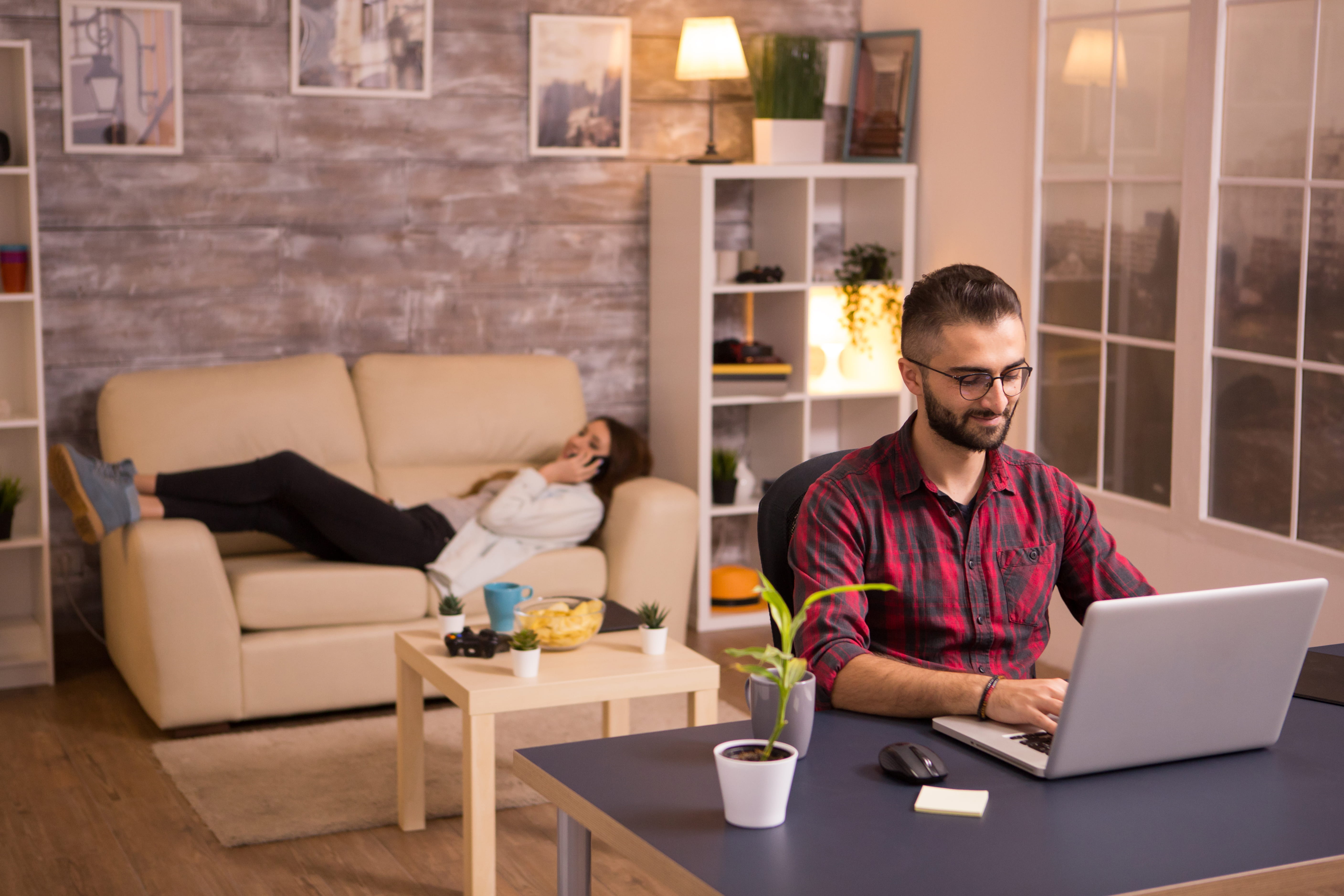 The work from home shift 3BHK Gandhinagar