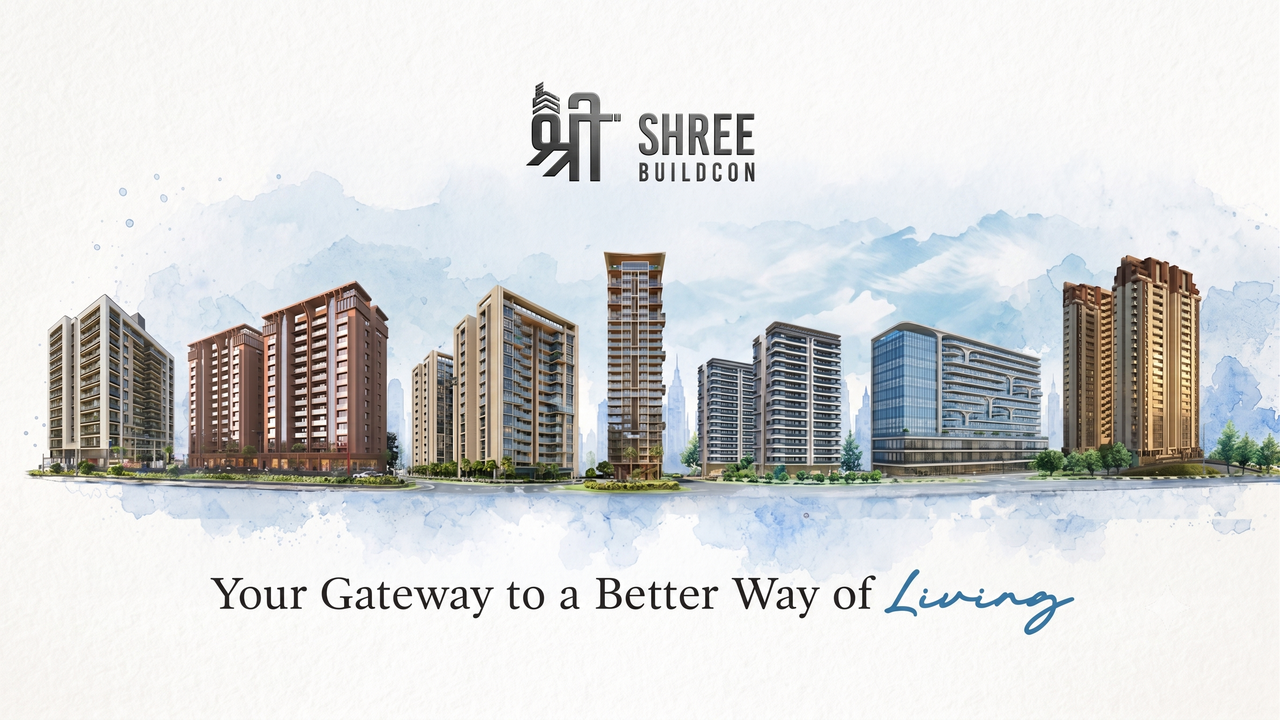 Shree Buildcon Gandhinagar landmarks skyline